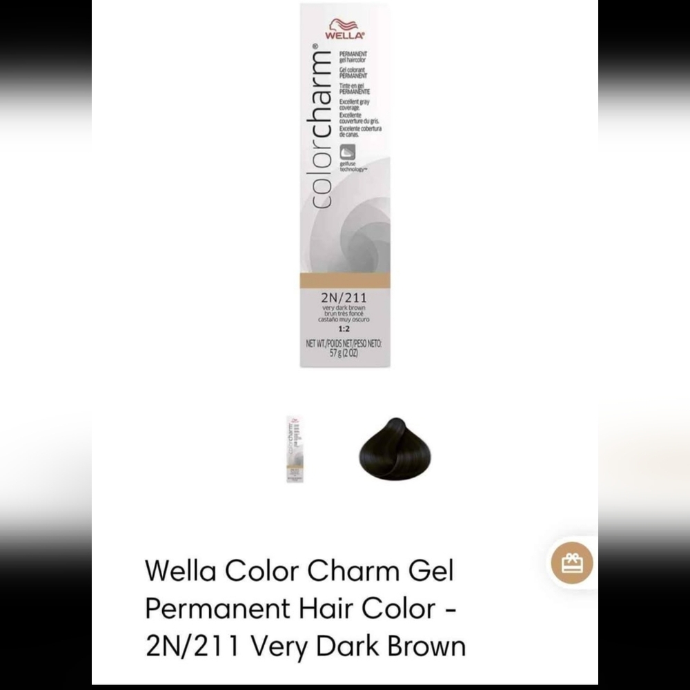 Wella Color Charm Gel - 2N/211 Dark Brown Haie Dye